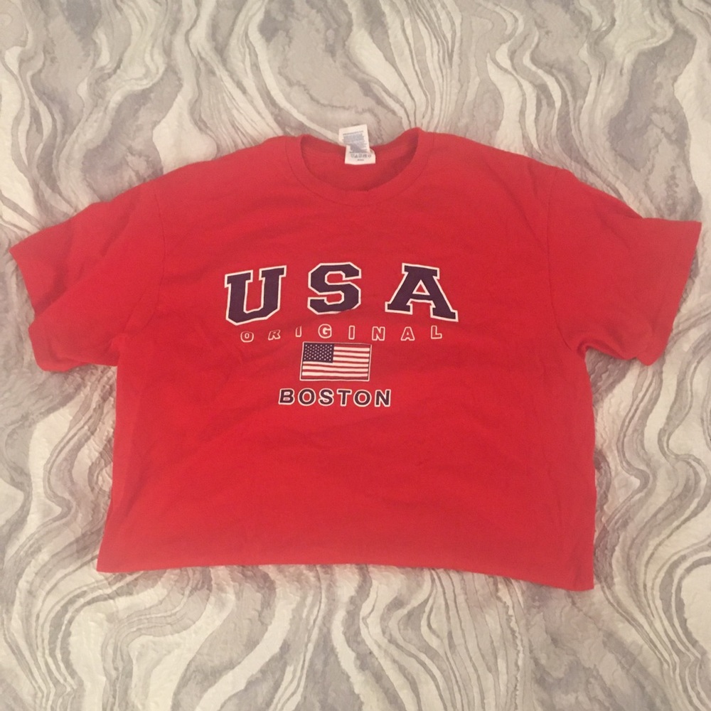 USA Boston Graphic Tee